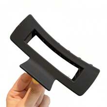 4 件装新款方形 [10.5 厘米] 爪夹，适用于浓密头发，优雅发夹，发夹，发夹，发夹，发夹，发夹，接发夹 - 彩色 - 查看 5