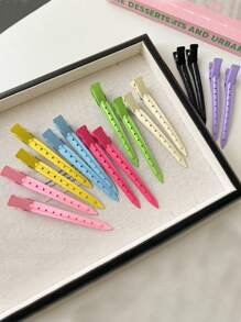 20/10 szt. spinek do włosów na klipsy, do stylizacji niewidocznych grzywek i koron dla kobiet (nadaje się do makijażu osobistego, salonów fryzjerskich, studiów fotograficznych) Spinki do włosów, klamry do włosów, artykuły szkolne