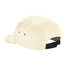 Canvas 5 Panel Baseball Cap (Natural) - 100% Cotton Canvas - Beige - View 2