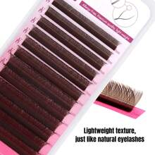 FADVAN Fadvan Brown YY Shape Lashes 0.07 Faux Mink C/D/L 8-15mm Natural Soft Brazilian Eyelash Premade Volume Fan Lashes Extension,Professional Eyelash Grafting,Lash Tech Supplies Lash Clusters,Eye Lash Clusters,Individual Eyelashes,Lashes,Fake Lashes
