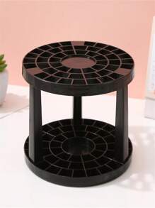 US Art Supplies 塑料艺术家圆形 49 孔画笔架和收纳盒 - 架可容纳画笔、化妆刷、铅笔、钢笔、记号笔、艺术工具、眼线笔等 - 干燥架，易于干燥和整理