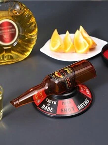 1pc Beer Bottle Drinking Game, Spin The Bottle Arrow Bottle Rotation Alcohol Party Game