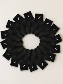 8 Pairs Kids Socks, Black Fashionable Versatile Baby Crew Socks With Diagonal Stripe Pattern, Suitable For Casual Daily Wear