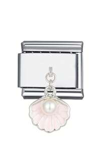 1 件 2025 情人节时尚 9 毫米宽 1 件海星贝壳 DIY 迷人情侣不锈钢串珠手链珠宝制作配件