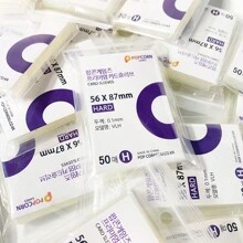 50 件韩式透明无酸 Cpp 保护套，适用于 3 英寸交易卡和全息膜相册活页夹，学校用品，返校 - 紫色 - 查看 4