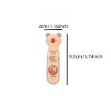 1pc Capybara Polka Dot Design Double-Sided Adhesive Tape, Cute Cartoon Rat Decorative DIY Sticker Tape - Multicolor - View 2