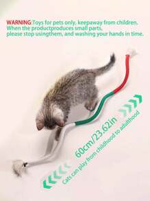 3 件猫咬绳玩具，圣诞节，牙齿护理剑麻绳玩具，磨牙，清洁，耐用，逗猫棒，自娱自乐，缓解压力，晚上安睡