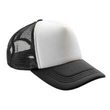 Result Gorra de camionero con panel de contraste y malla 1/2 Detroit (Negro/Blanco) - Blanco y Negro - Ver 1