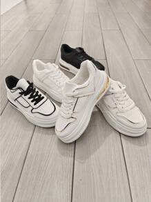 Stellameli Two-Tone Sneakers In Synthetic Leather