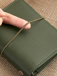 Mini Loose-Leaf Notebook With Leather Cover, Detachable 5-Hole Blank Filler Paper, Simple Planner Book, Portable & Lightweight, Minimalist Style,School Supplies,Back To School - 12.2*10cm - View 8