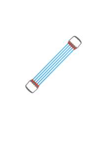 1pc Dụng cụ mở rộng ngực, Thiết bị tập thể dục tại nhà, Dụng cụ tập cơ vai và ngực cho nam giới - Nhiều màu - Xem 8