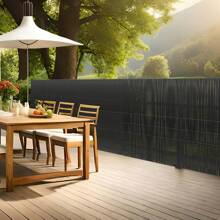 Lospitch PVC Privacy Screen With Reinforced Slats And W-Structure - Weatherproof Fence For Garden, Balcony & Terrace, In 4 Colors And Various Sizes, UV-Resistant, Balcony Cladding, Fence Panel - 灰色 - 查看 8