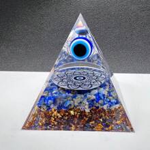 1pc Natural Crystal Red Jasper Chip Sphere Ball Tree Of Life Resin Orgone Pyramid Orgonite Powerful Crystals For Chakra Balancing Reiki And Meditation Attracts Lucks Restoration Gift - Multicolor - View 19