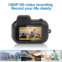 Mini caméra avec écran de 0,96 po, 1080P, portable, vintage, enregistreur vidéo pour usage intérieur et extérieur, prise en charge de la carte SD/TF