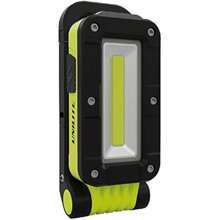 Unilite SLR-500 USB Rechargeable High Power LED Folding Portable Work Task Light | 500 Lumen | Strong Magnetic Base | Integrated LED Torch 300 Lumen | Car Air Freshener Promo - as pic - View 1