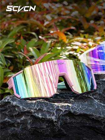  SCVCN 女士骑行眼镜，骑行眼镜运动自行车骑行赛车护目镜，适合露营、高尔夫、棒球、山地和公路自行车