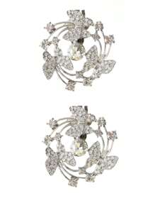 1 对珍珠蝴蝶鞋扣，个性化时尚配饰，高跟鞋，搭配鞋花 - 彩色 - 查看 8