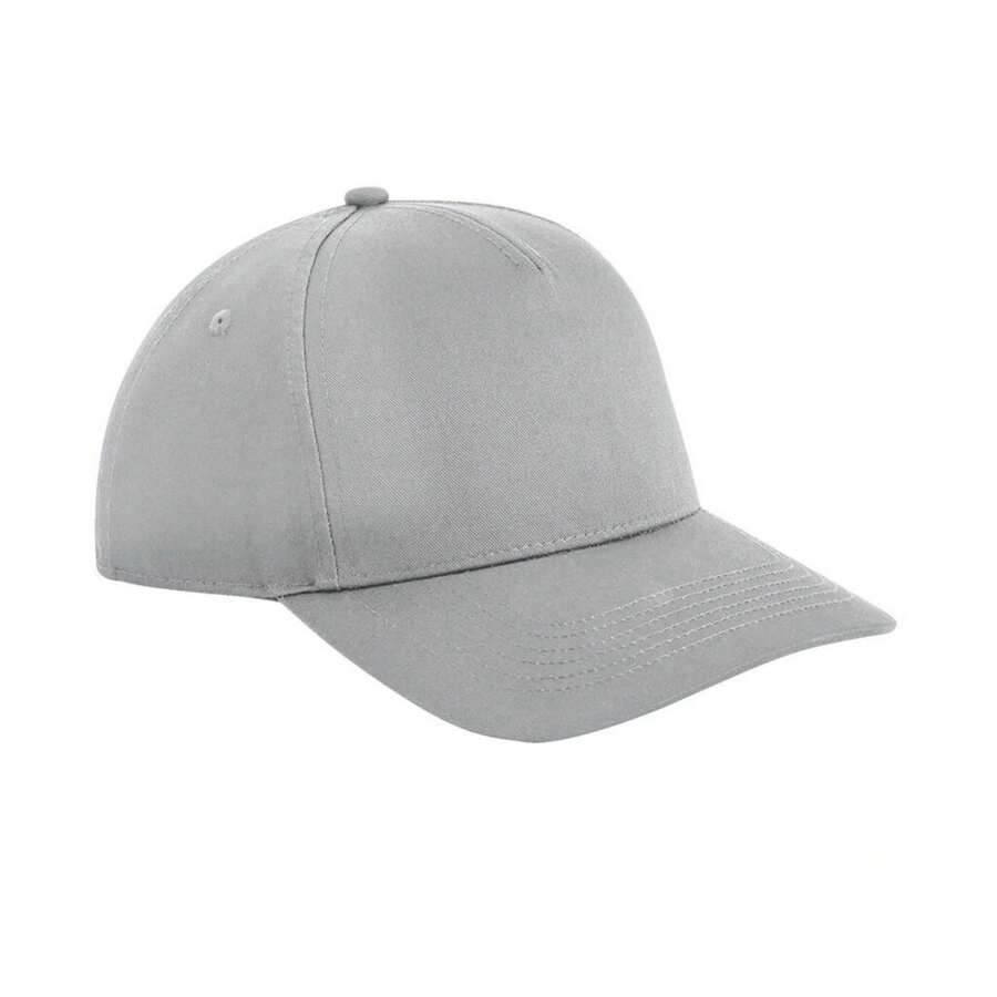 Beechfield Urbanwear 5 Panel Snapback Cap (Light Grey) - 80% Polyester/20% Cotton - Light Grey - View 1