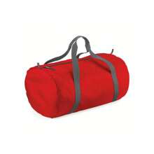 Barrel Packaway Duffle Bag (Classic Red) - Red - View 1