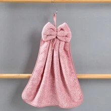 3pcs Bowknot Design Hand Towels, Quick Dry Soft Absorbent Non-Shedding, Suitable For Restaurant, Kitchen, Bathroom