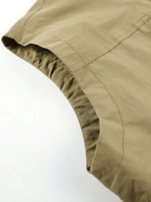 Summer Workout Versatile Outdoor Vest: Multi-Pocket Design For Ultimate Utility And Style - Khaki - View 5