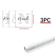 Ba áp phích Tex tùy chỉnh, có thể tự đóng khung hoặc không khung; ba tranh canvas ảnh tùy chỉnh, hoàn hảo cho Ngày Valentine; và ba vật trang trí tường cá nhân hóa phù hợp cho phòng khách, phòng ngủ, văn phòng, quán trà, nhà hàng, trường học, phòng tắm và các địa điểm khác. - Nhiều màu - Xem 11