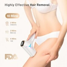 This Home-Use Laser Hair Removal Device Is Suitable For Both Men And Women. It Delivers Long-Lasting Hair Removal Results, Featuring 999,900 Flashes And 9 Energy Levels. It Is Suitable For Hair Removal On The Face, Bikini Line, Underarms, Legs, And Back. An Ideal Choice For Home Use, It Also Makes A Wonderful Gift For Mother's Day Or Valentine's Day. - 美規A型插(110-127V) - 查看 3