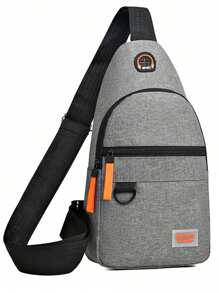 [Valentine's Day] Chest Bag Male Multi-Function Capacity Student South Korea Mobile Phone Bag Oblique Cross Bag Sports Casual Backpack Holiday School Shoulder Bag Summer Summer Bag Spring Break Vacation Men Bag Pack Belt Bag Waist Bag School Supplies - Multicolor - View 7