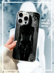 定制透明手机壳，个性化手机壳，独特手机壳，DIY手机壳，定制手机壳礼品，情侣手机壳（可印男女朋友照片），兼容和Galaxy系列，兼容 13、 11、 13 Pro Max、 14 Pro Max - 無色 - 查看 12