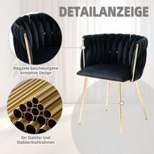 Chaises de salle à manger - Noir - Voir 7