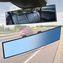 11.81 Inch Panoramic Convex Rearview Mirror - For Car, SUV And Truck Use, Clip On Wide-Angle, Reducing Blind Spots