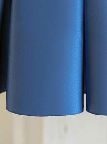 Young Girl' Sleeveless Gray-Blue Princess Dress, Flower Girl Dress For Wedding, Birthday Party, Formal Occasion - Blue - View 6