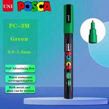 UNI NEW PACKAGE Paint Marker Pen Set And Single PC-1M 3M 5M Water Based Colors Permanent Acrylic Pen Graffiti Art School Supplies