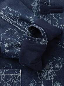 Balabala Kids' Two Pieces Long-Sleeve Outfit, Boys And Girls - Blue Tint - View 4