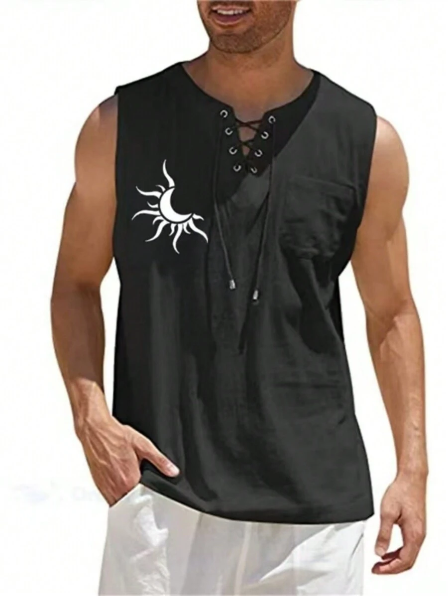2025 Men's Comfortable, Skin-Friendly, Simple Style Versatile Polo Vest ...