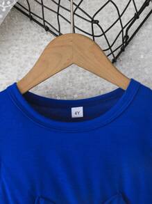 Sukienka dziewczęca z krótkim rękawem i okrągłym dekoltem, z kokardą i nadrukiem w stylu patchworkowym, modna na zewnątrz, na lato