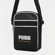 Puma 黑色时尚百搭斜挎包、单肩包、运动背包、休闲包 - 黑色 - 查看 4