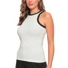 Kit 2 Regatas Cropped Feminina Canelada Blusinha Básica Confortável Algodão