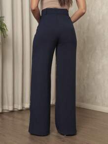 Women Pants - Royal Blue - View 2