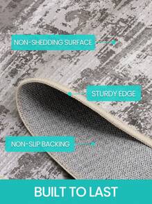 1PC-Large Area Rug Washable Rug,Vintage Boho Hallway Runner Rug,Foldable,Soft Carpet And Rugs,Anti-Slip & Washable,Suitable For Living Room, Hallway, Bedside, Sitting Room, Bedroom Home Decor Home Bathroom Decor Bathroom Accessories Back To School Entryway Decor - Multicolor - View 10