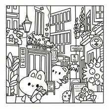Cute London: A Kawaii Coloring Book Adventure: Color Cozy London Landmarks And Sweet Kawaii Characters – Fun For Kawaii And London Fans Of All Ages!,Mother's Day,Mom's Gift,Back To School,School Supplies