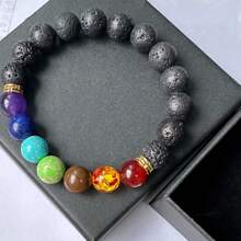 1 szt. Bransoletka z koralików Osiem Planet, Bransoletka z Galaktyką Układu Słonecznego, Bransoletka z Naturalnego Kamienia Kosmicznej Jogi Czakry, Biżuteria Ręczna z Syntetycznego Kamienia Gwiaździstego Stylu Galaktyki, Bransoletki Prezentowe Astronomiczne Są Odpowiednie Dla Mężczyzn I Kobiet