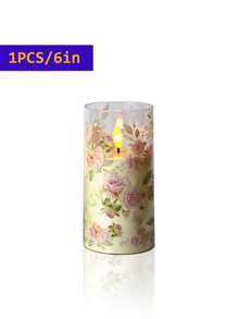 3 nến không ngọn lửa có điều khiển từ xa, nến chạy bằng pin có hẹn giờ, đèn nến LED hình hoa hồng, đèn trang trí không gian lãng mạn, nến LED điện tử không khói, thích hợp cho Giáng sinh, gia đình, đám cưới, sinh nhật, ngày lễ tình nhân, tiệc công ty - trong suốt - Xem 15