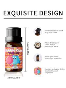 EMBRACEX. 10毫升泡泡糖香氛精油，香薰精油，藤条扩香精油，女士香水，甜美持久香氛，车载扩香精油，泡泡糖香型，适用于扩香器、蜡烛，香氛礼品 - 泡泡糖 - 查看 4