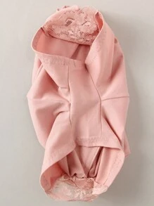 4 pièces, Boxers mi-taille pour femmes avec empiècement en dentelle, Shorty 2 en 1 anti-reflet, Confortable et respirant, Sous-vêtements pour la maison, Ensemble de 3 culottes