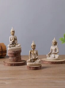 1 bức tượng Phật bằng đá sa thạch Thái Lan Đông Nam Á/Tác phẩm điêu khắc/Đồ thủ công bằng nhựa, Trang trí nhà cửa cho phòng khách, phòng học, phòng ngủ, để bàn làm quà tặng tốt nhất - Nhiều màu - Xem 11