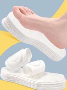 5 pares de plantillas deportivas con absorción de impactos engrosados blandos para hombres y mujeres, plantillas para entrenamiento militar, yoga, zapatos de tablero, tacones altos