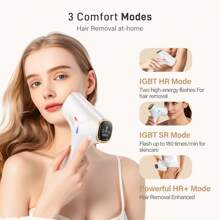 This Home-Use Laser Hair Removal Device Is Suitable For Both Men And Women. It Delivers Long-Lasting Hair Removal Results, Featuring 999,900 Flashes And 9 Energy Levels. It Is Suitable For Hair Removal On The Face, Bikini Line, Underarms, Legs, And Back. An Ideal Choice For Home Use, It Also Makes A Wonderful Gift For Mother's Day Or Valentine's Day. - 美規A型插(110-127V) - 查看 2