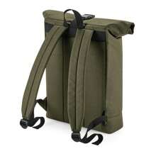 Babybugz Roll Top Backpack (Military Green) - 100% Polyester - Army Green - View 1