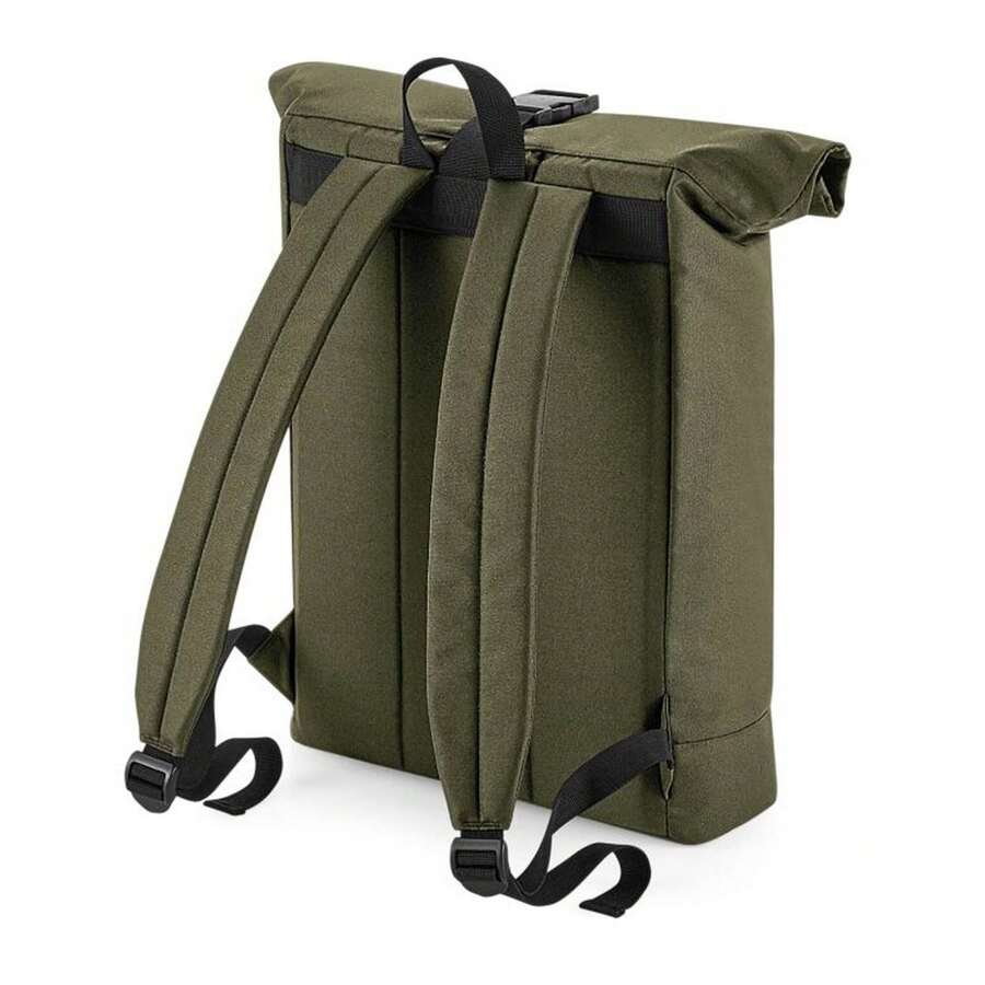 Babybugz Roll Top Backpack (Military Green) - 100% Polyester - Army Green - View 1